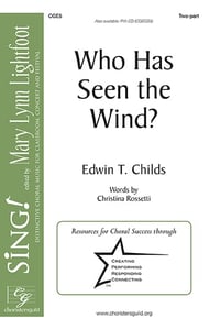 Who Has Seen the Wind? Two-Part choral sheet music cover Thumbnail